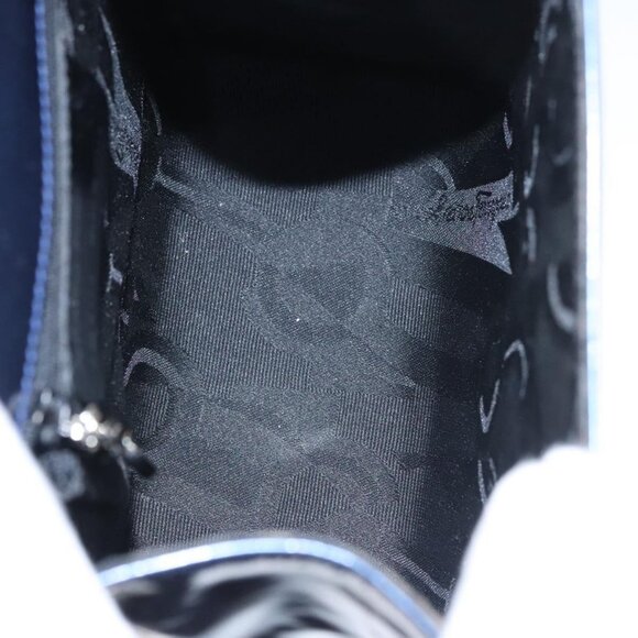 Salvatore Ferragamo Hand Bag Enamel 2way Blue - Picture 9 of 16